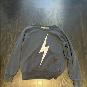 Aviator Nation Sweater - Woman’s XS, Crewneck with White Lightning Bolt